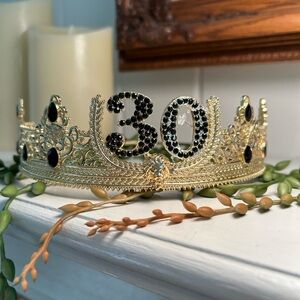 Gold Crown for a 30 Year Celebration - Men